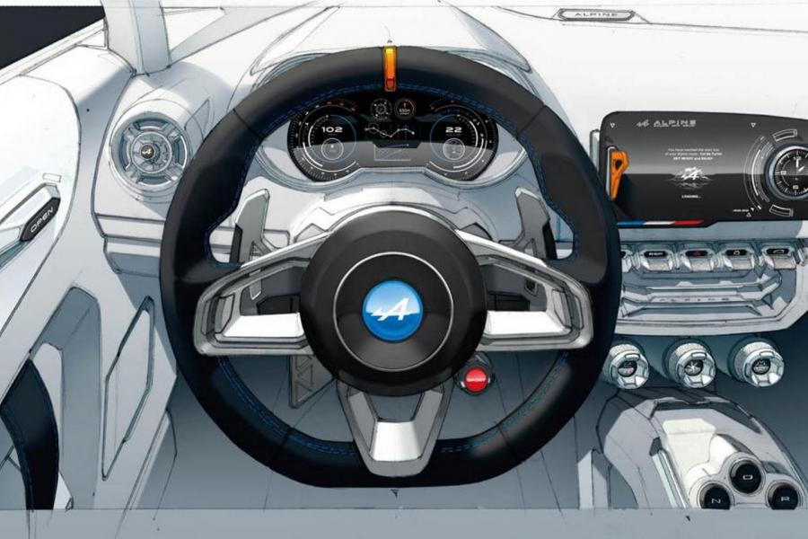 Эскиз Alpine Vision Concept 2016 года  (фото 39 из 47)